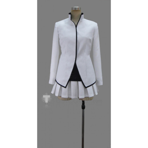 Free Iwatobi Swim Club Rin Matsuoka Gender Bending White School Cosplay Costume