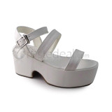 White Classic Lolita Sandals