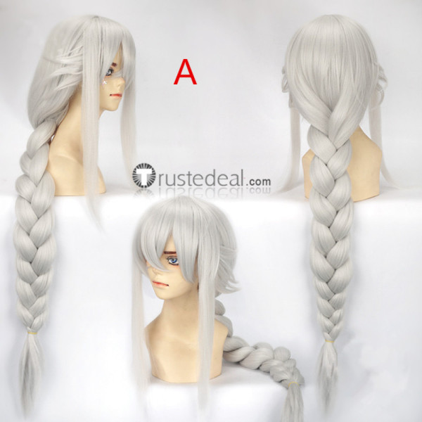 Onmyoji Aobozu Awakened Silver Grey Cosplay Wigs