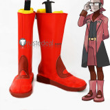 Pokemon Maxie Team Magma Courtney Red Cosplay Shoes Boots