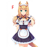 Nekopara Chocola Vanilla Shigure Azuki Maple Cinnamon Coconut Black White Maid Cosplay Costumes