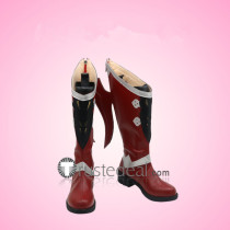 Final Fantasy 14 Estinien Wyrmblood Red Cosplay Boots Shoes