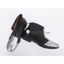 BLAZBLUE Kagura Mutsuki Cosplay Black Shoes Boots