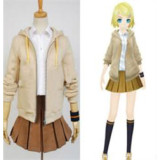 Vocaloid Project DIVA F 2nd Kagamine Rin Cosplay Costume