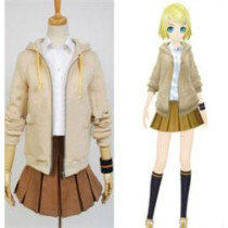Vocaloid Project DIVA F 2nd Kagamine Rin Cosplay Costume