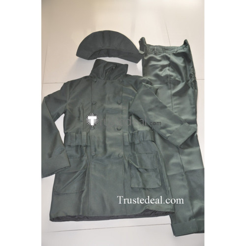 Mirai Nikki Hiyama Takao Green Cosplay Costume