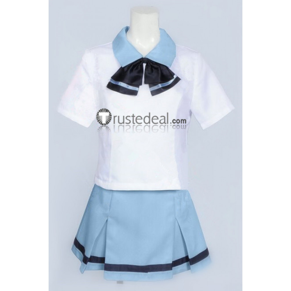 Monogatari Nadeko Sengoku Hitagi Senjougahara White Girl Uniform