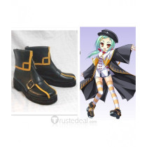 Koihime Musou Chinkyuu Koudai Black Cosplay Shoes Boots