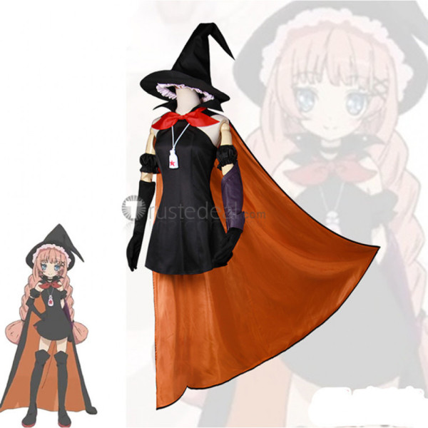 Magical Girl Raising Project Tsubame Murota Top Speed Witch Cosplay Costume