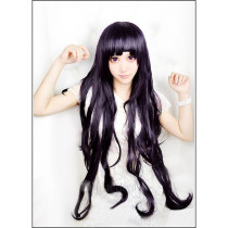 Super Danganronpa 2 Goodbye Despair Academy Mikan Tsumiki Dark Purple Cosplay Wig