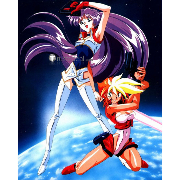 Dirty Pair Flash Yuri White Cosplay Shoes Boots