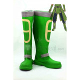 Sword Art Online ALO Agil Andrew Gilbert Mills Green Cosplay Boots Shoes