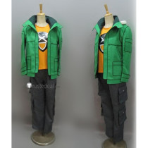 Fairy Tail Leo Loke Loki Green Cosplay Costume