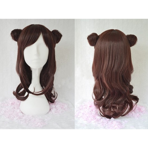 Kyoukai no Kanata Yinami Sakura Brown Cosplay Wig