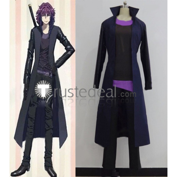 K Return of Kings Yukari Mishakuji Dark Purple Cosplay Costume