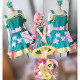 My Little Pony Bishoujo Fluttershy Green Dress Cosplay Costume 2