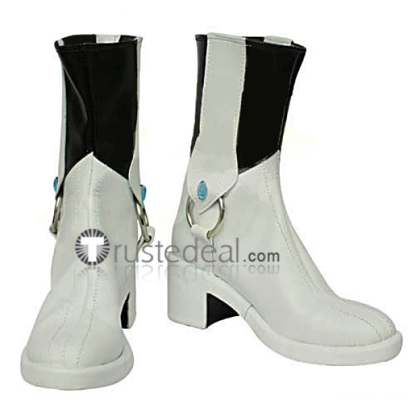 Tekken Alisa Bosconovitch White Cosplay Boots Shoes