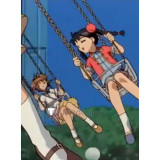 Cardcaptor Sakura Kinomoto Sakura Cheerleader Uniform Movie The Sealed Card Amusement Park Cosplay Costumes