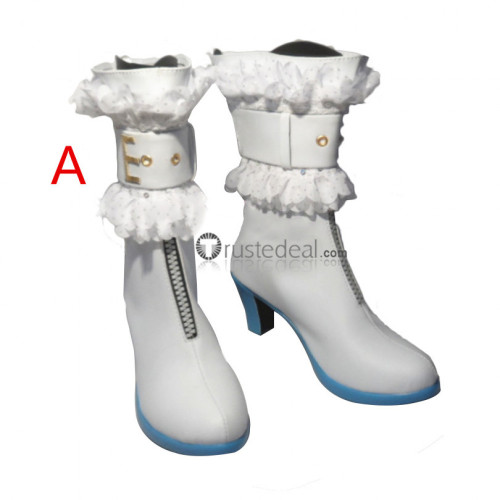 Fate Grand Order FGO Bride Saber Nero Claudius White Cosplay Boots Shoes