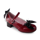Top and Back Double Bows Lolita Shoes