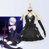 Fate Grand Order Saber Alter Black Cosplay Costume