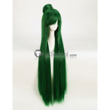 Sailor Moon Sailor Pluto Setsuna Meioh Dark Green Cosplay Wig