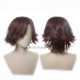 Double Decker Doug Kirill Brown Purple Cosplay Wig