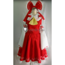 Touhou Scarlet Weather Rhapsody Hakurei Reimu Cosplay Costume2