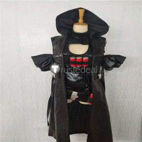 Overwatch Reaper Genderbend Female Black Cosplay Costume
