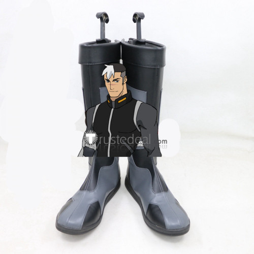 Voltron Legendary Defender Takashi Shiro Shirogane Black Cosplay Boots Shoes