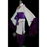Pokemon Mienshao Gijinka White Purple Kimono Cosplay Costume