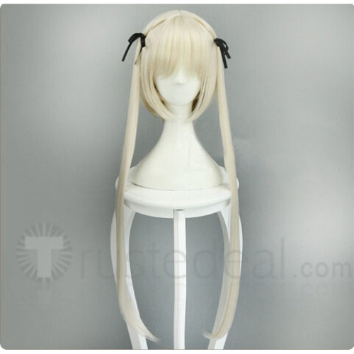 Yosuga no Sora Kasugano Sora Pale Blonde Ponytail Cosplay Wig