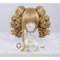 Black Butler Kuroshitsuji Elizabeth Middleford Curl Brown Blonde Cosplay Wig