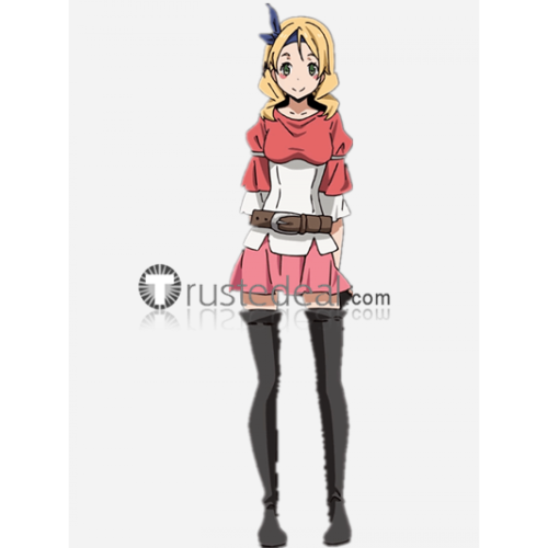 Tensei Shitara Slime Datta Ken Elen Eren Red Pink Cosplay Costume