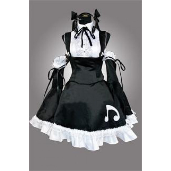 Vocaloid Miku Gothic Cosplay Costume