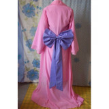 Natsume Book of Friends Takashi Natsume Pink White Kimono cosplay costume