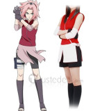 Naruto Shippuden Sakura Haruno Women's Cosplay Costume