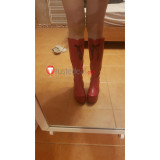 Tokyo Mew Mew Ichigo Momomiya Mew Strawberry Masaya Aoyama Blue Knight Blue Red Cosplay Boots Shoes