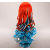 My Little Pony Friendship Is Magic Rainbow Dash Red Yellow Blue Curly Cosplay Wig