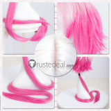 Nanbaka Tsukumo Styled Pink Cosplay Wig