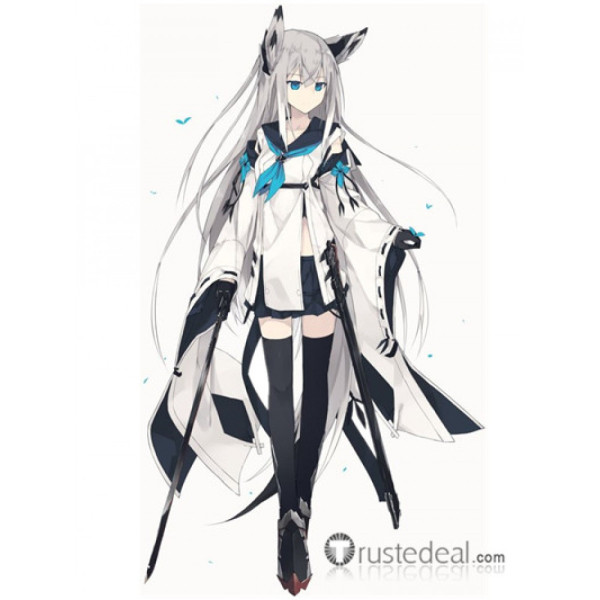 Azur Lane Ssr Kawakaze White Cosplay Costume 