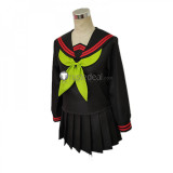 Kimetsu no Yaiba Demon Slayer Nezuko Kamado Makomo School Acedemy Uniform Cosplay Costumes