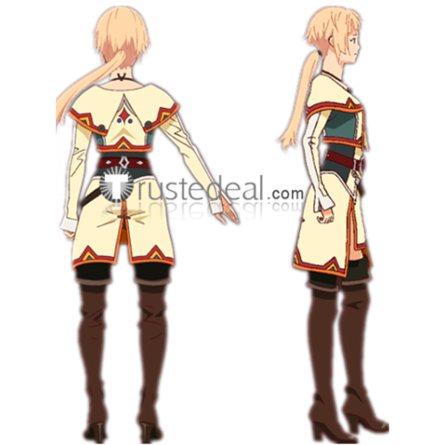 Shingeki no Bahamut Genesis Jeanne d'Arc Brown Cosplay Boots Shoes