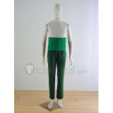 One Piece Zoro Roronoa Green Cosplay Costume