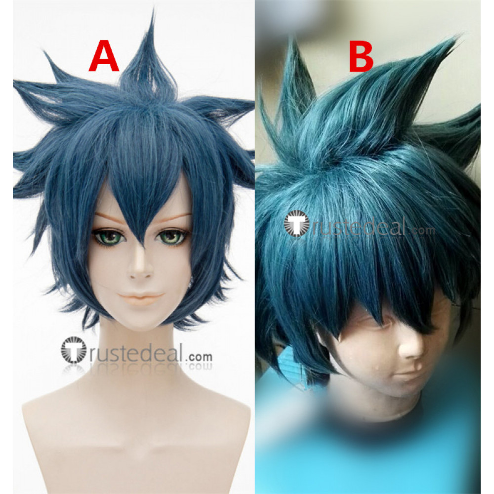 Yu Gi Oh Jesse Anderson Gray Blue Cosplay Wig