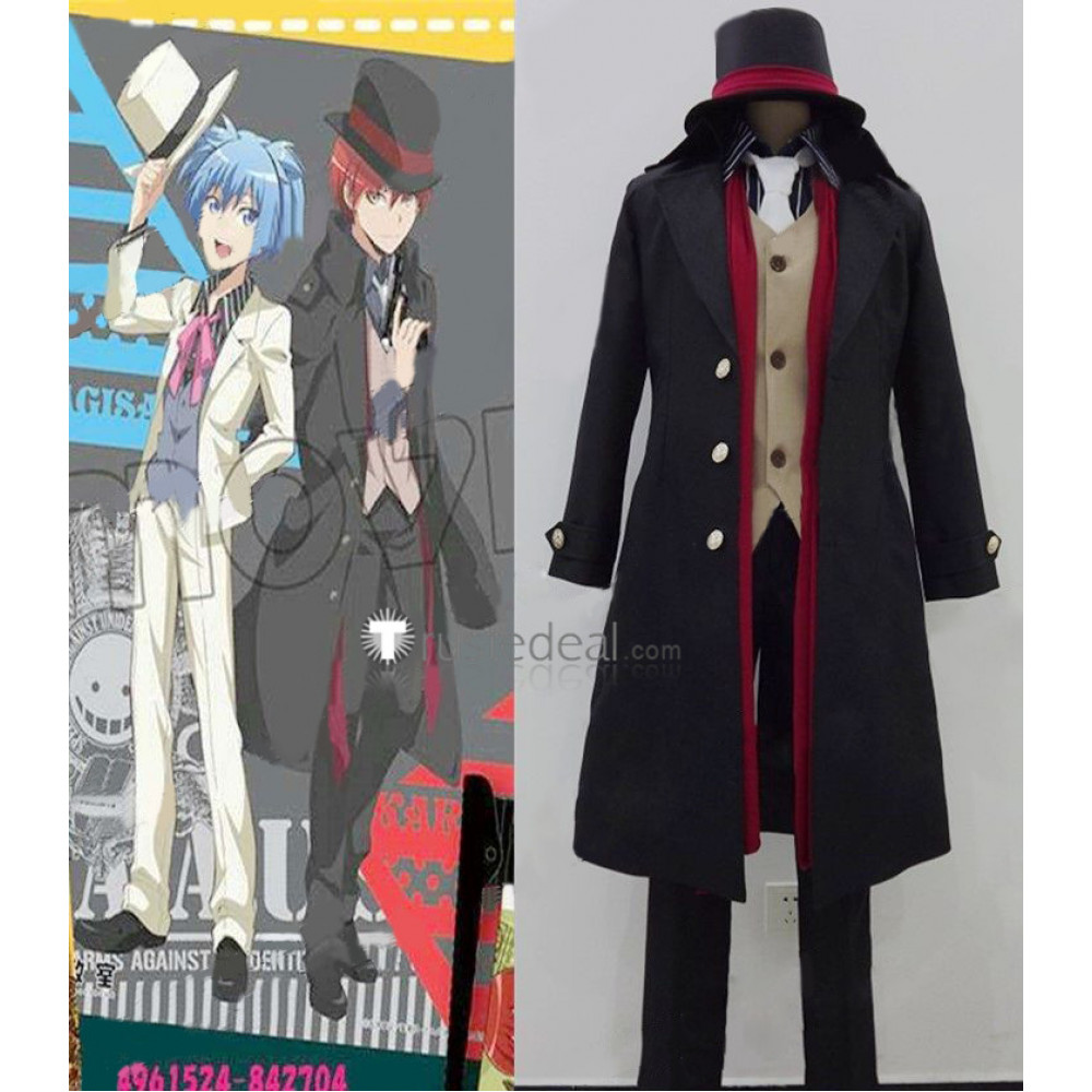 Anime Assassination Classroom Akabane Karuma Black Coat Cosplay