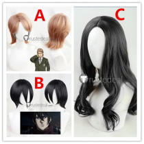 Attack on Titan Shingeki no Kyojin Final Season Mikasa Ackerman Jean Kirstein Pieck Finger Black Brown Cosplay Wigs