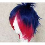 Panty & Stocking with Garterbelt Male Stocking Blue Pink Cosplay Wig