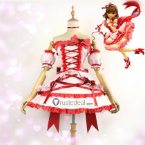 The Idolmaster Cinderella Girls Mayu Sakuma SSR Pink Dress Cosplay Costume