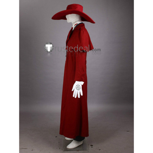 Hellsing Alucard Red Cosplay Costume2